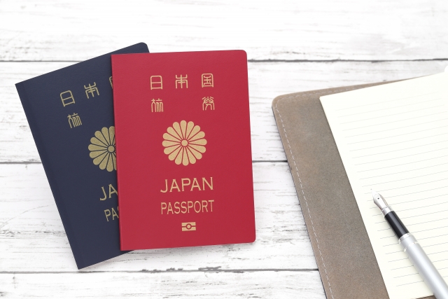 2冊のパスポート